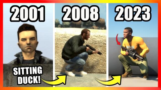 Evolution of COVER MECHANICS in GTA Games! (GTA 3 → GTA 5)