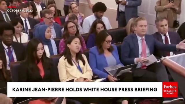 Fox News Reporter Peter Doocy Confronts Karine Jean-Pierre About Biden Breaking Campaign Promise Not To Build Border Wall