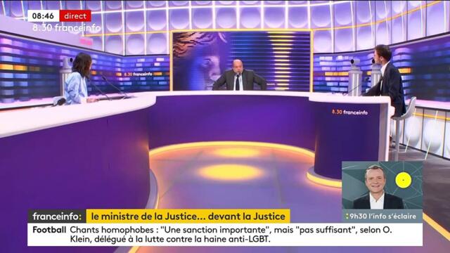 "On va arrêter là" : Agacé, Éric Dupond-Moretti perd patience en pleine interview après des questions sur sa mise en examen