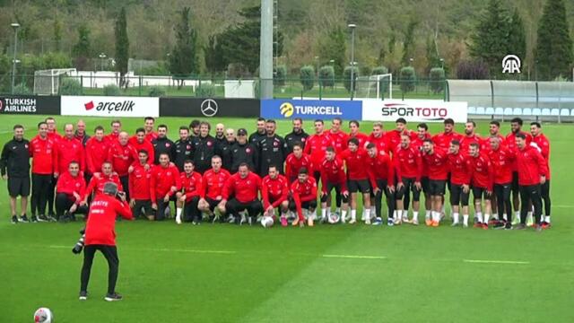 A Milli Futbol Takımı, Hırvatistan maçı hazırlıklarına başladı