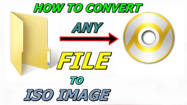 how to convert any file to ISO Image using AnyToISO