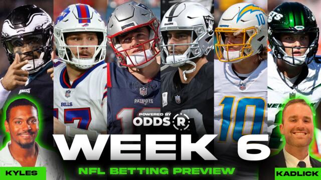 Can't TRUST Patriots vs Raiders + Week 6 NFL Picks | Presented by OddsR
