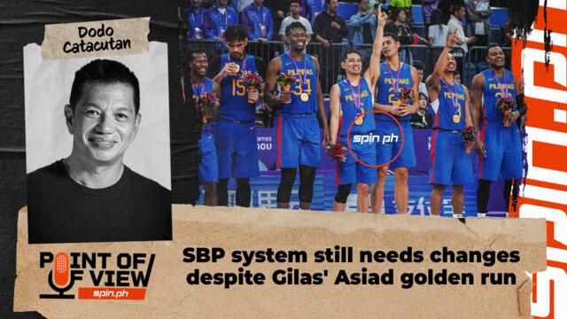 SBP system still needs changes despite Gilas' Asiad golden run