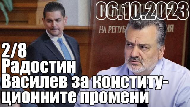 Радостин Василев за конституционните промени