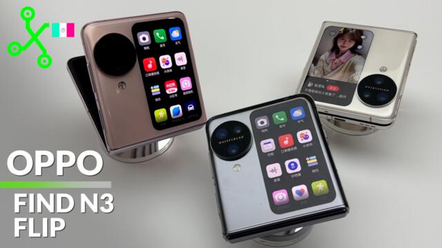 El nuevo celular PLEGABLE de OPPO tiene TRES cámaras | Find N3 FLIP