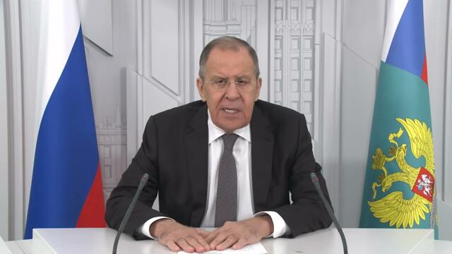 Видеообращение С.Лаврова к участникам Международного форума «Без срока давности», 24 октября 2023 г