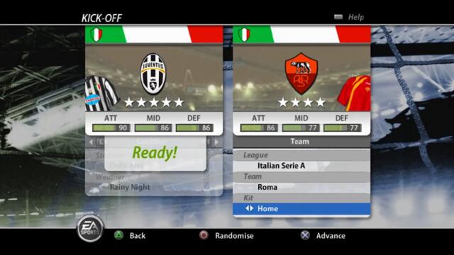 FIFA 06 Gameplay (PS2) - Juventus vs Roma