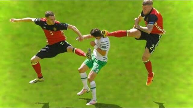 Brutal & Dirty Fouls in Football