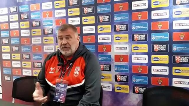England rugby league coach Shaun Wane reflecting on the Test series victory against Tonga