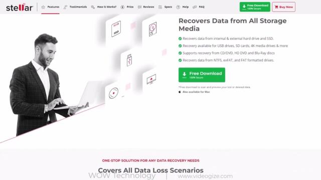 Stellar Professional Data Recovery Software to Restore Your Files