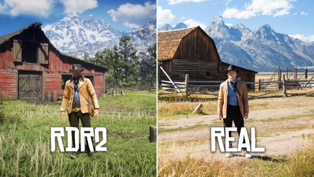 Red Dead Redemption vs. Real Life