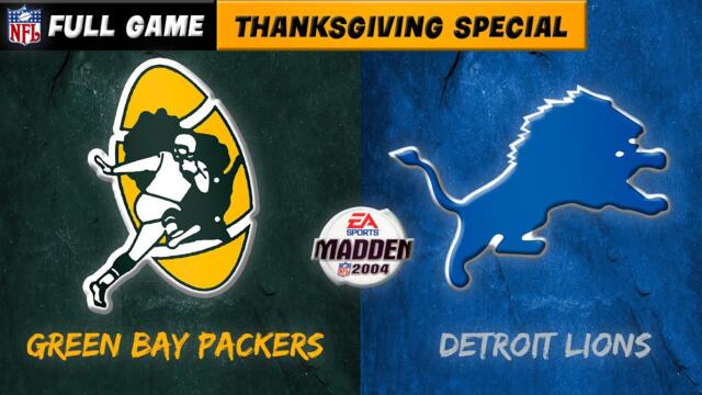 Madden NFL 2004 Historic Teams -  1966 Green Bay Packers vs. 1980 Detroit Lions