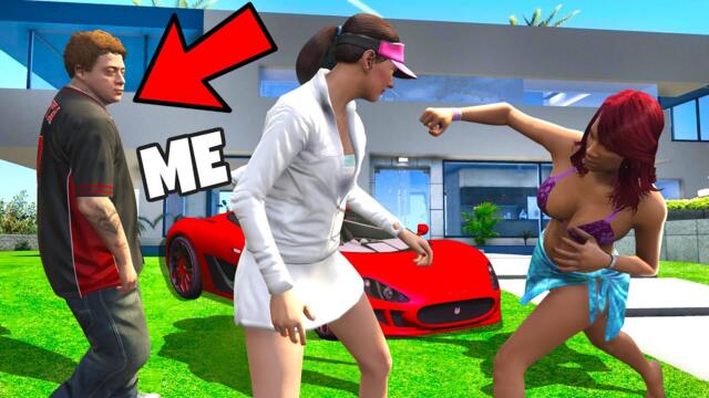 Jimmy GIRLFRIEND FIGHTS his SISTER and MOM in GTA 5