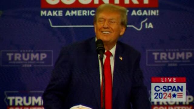 Donald Trump mocks supporter for shouting ‘we love you’