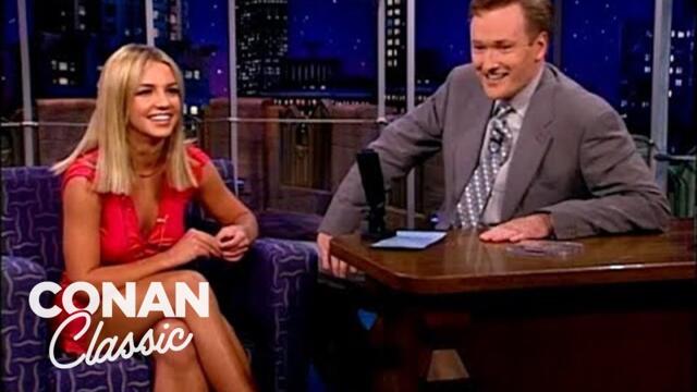 Britney Spears On Fans Visiting Her Childhood Home | Late Night with Conan O’Brien