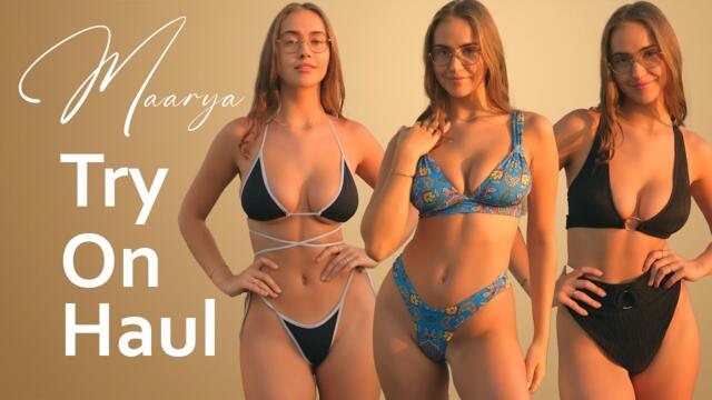 Bikini Try On Haul #Maarya #MaaryaTryOn