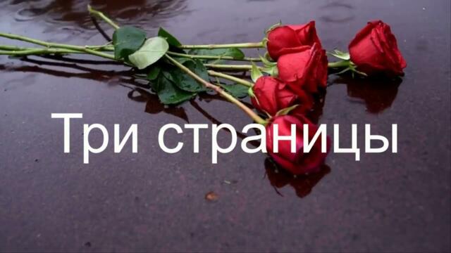 Дмитрий Попов    -    Три страницы!