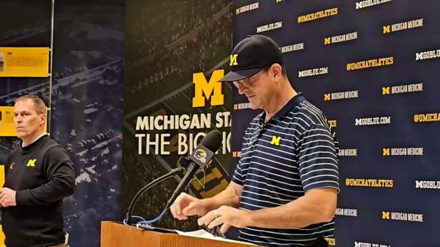 Jim Harbaugh asked about respect level he has for Ryan Day, Ohio State staff