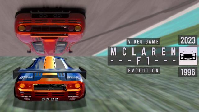 McLaren F1 Video Game Evolution (1996-2023)