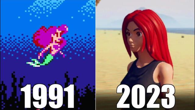Evolution of The Little Mermaid Games [1991-2023]