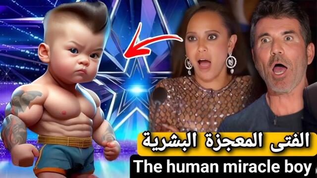 الفتى المعجزة البشرية يحصل على الباز الذهبي في برنامج المواهب الأمريكية 2023