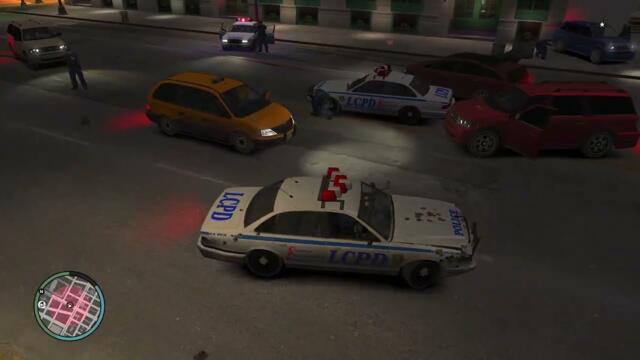 GTA 4 NPC Cops VS Criminals #13