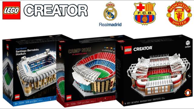 All LEGO Football Stadiums 2020-2022 Compilation/Collection Speed Build