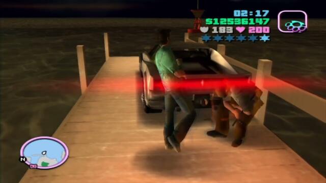 Grand Theft Auto: Vice City Punching people in water, Part 6