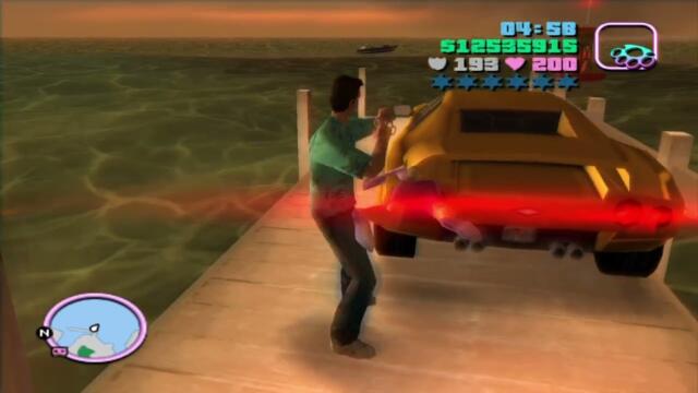 Grand Theft Auto: Vice City Punching people in water, part 7