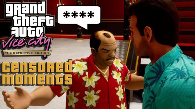Censored Moments in GTA Vice City The Definitive Edition