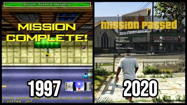 "Mission Passed" in All GTA Games (1997-2020)