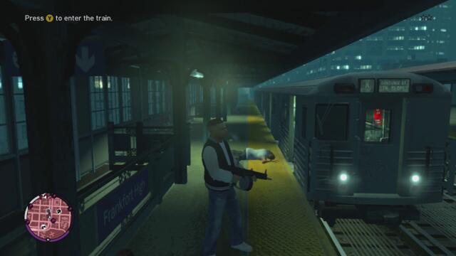 GTA: TBoGT - Pushing people onto the tracks/terrorist attack
