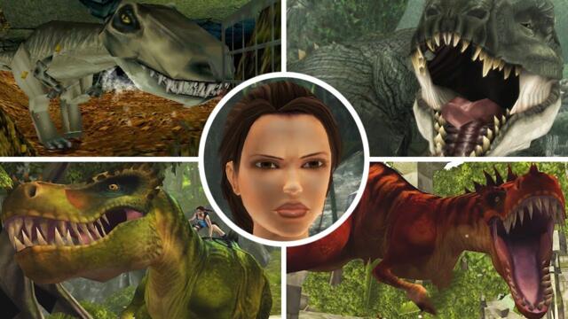 Evolution of T-Rex in Tomb Raider Games (1996-2015)