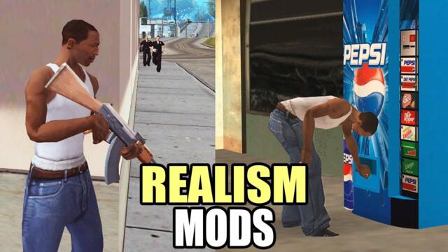 Realistic Animations and Real Life Mods for GTA San Andreas