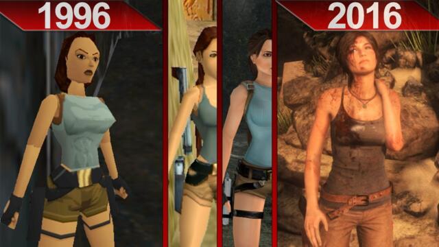 Evolution of Tomb Raider Graphics | PC | ULTRA | 1996 - 2016