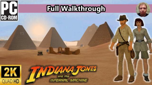 Indiana Jones and the Infernal Machine (1999) - Full Game Walkthrough | 1440p60 | No Commentary