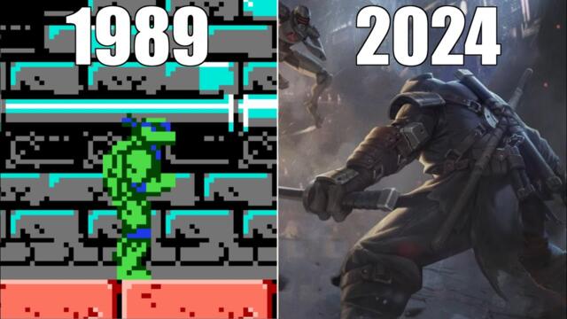 Evolution of Teenage Mutant Ninja Turtles Games [1989-2024]