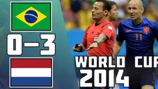 HRT: BRAZIL - NIZOZEMSKA 0-3 - SP 2014. za 3. mjesto, golovi 12.7.