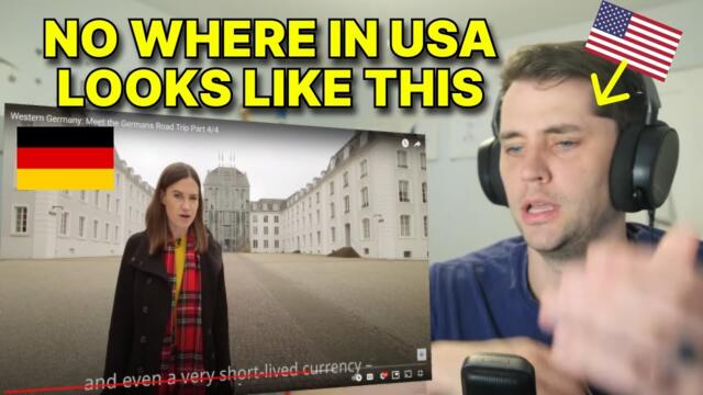 American reacts to 'Western Germany: Meet the Germans Road Trip Part 4/4'