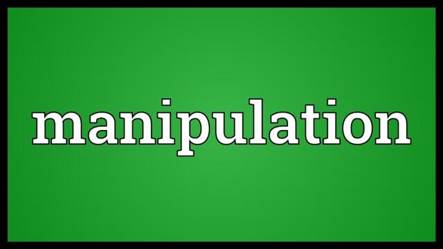 Manipulation Meaning