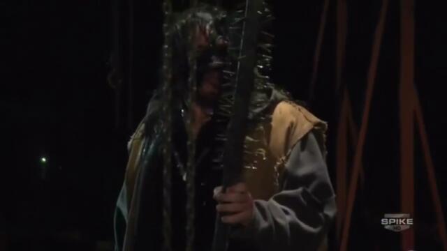 Abyss' heel run 2010 continues Part 9: Abyss brands random man with "bob" (TNA Impact 9/16/2010)