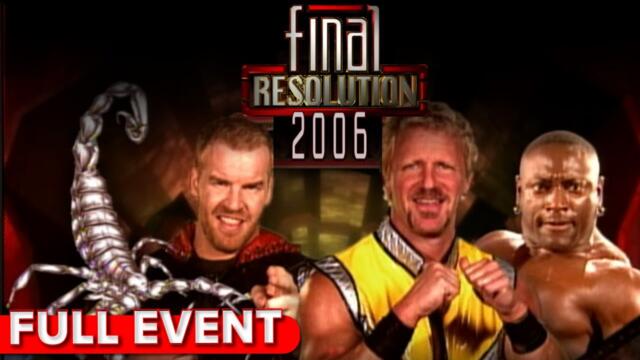 Final Resolution 2006 | FULL PPV| STING RETURNS He And Christian Cage v Jeff Jarrett And Monty Brown