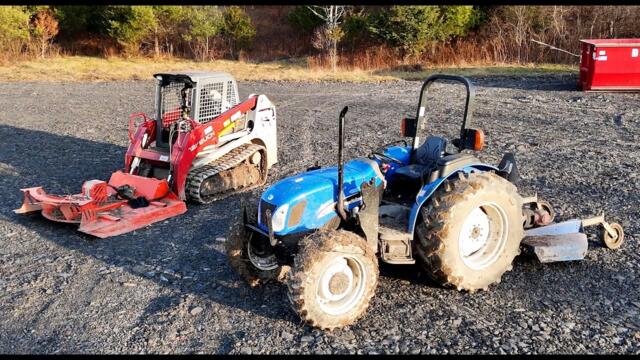 Comparing a tractor to track loader
