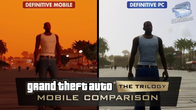 GTA: The Trilogy Definitive Edition Netflix Mobile Comparison - iOS vs Definitive PC vs Original