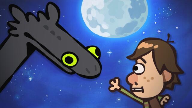 The Ultimate “How To Train Your Dragon” Recap Cartoon