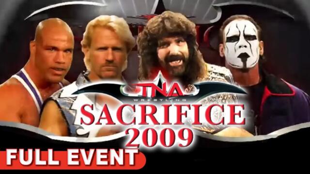 TNA Sacrifice 2009 | FULL PPV | World Champion Mick Foley vs. Sting vs. Kurt Angle vs. Jeff Jarrett