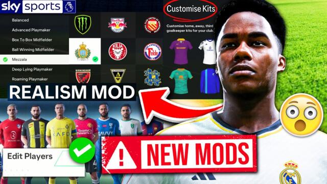 I Downloaded *NEW* FC 24 MODS and it FIXED Career Mode!