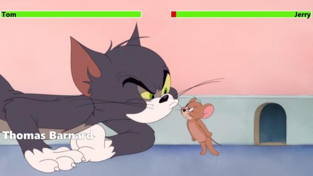 Tom and Jerry (2021) The House That Cat Built Animated Short with healthbars