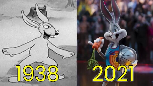 Evolution of Bugs Bunny in Movies, Cartoons & TV (1938-2021)