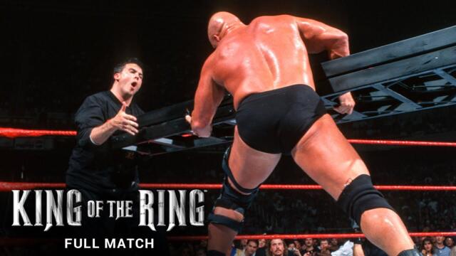 Steve Austin vs. Mr. McMahon & Shane McMahon – Ladder Match: WWE King of the Ring 1999